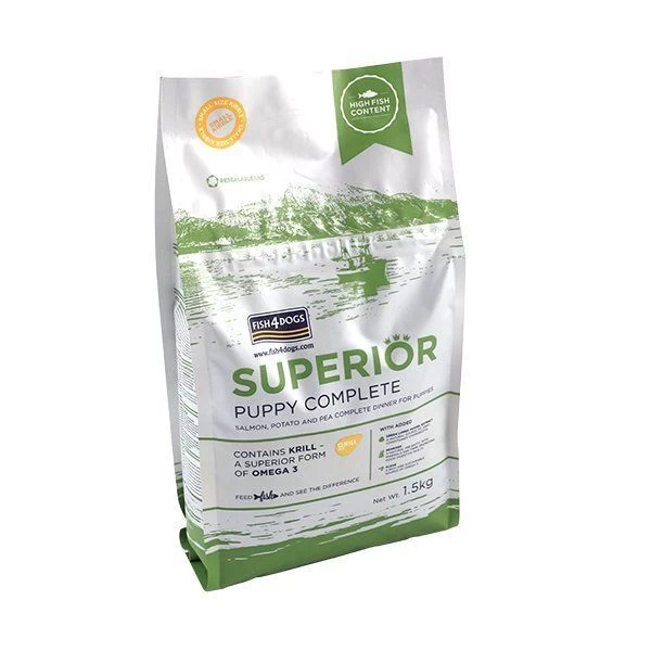 Fish4Dogs Superior Puppy (Small Kibble) Complete Dry Dog Food 3 Fish4Dogs Superior Puppy (Small Kibble) Complete Dry Dog Food