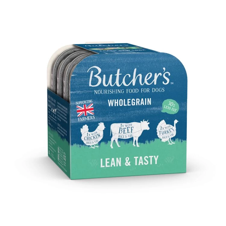 24 X 150g Butcher's Lean & Tasty Trays Dog Food 3 24 X 150g Butcher's Lean & Tasty Trays Dog Food