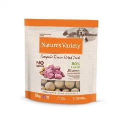 6 X 120g Nature's Variety Complete Freeze Dried Dog Food Lamb