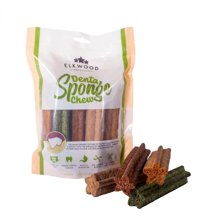10 X Elkwood Sponge Dental Sticks For Dogs 7 Pack 3 10 X Elkwood Sponge Dental Sticks For Dogs 7 Pack