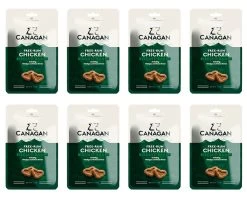 8 X 150g Canagan Free Run Chicken Biscuit Bakes Dog Treats