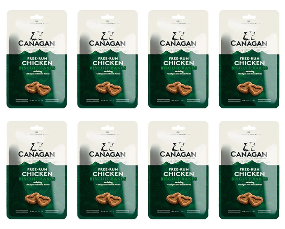 8 X 150g Canagan Free Run Chicken Biscuit Bakes Dog Treats 3 8 X 150g Canagan Free Run Chicken Biscuit Bakes Dog Treats