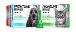 Boehringer Ingelheim FRONTLINE Plus Flea & Tick Treatment Dogs & Cats