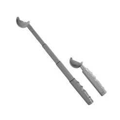 Kompact 9 Retractable Dog Ball Launcher -Dog Supply Shop grey extended retracted