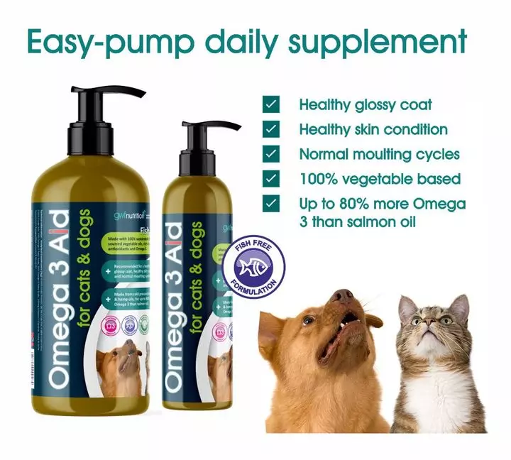 GWF Nutrition Omega 3 Aid For Cats & Dogs 5 GWF Nutrition Omega 3 Aid For Cats & Dogs - Image 3