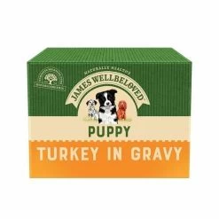 10 X James Wellbeloved Puppy Food Pouches - Turkey 150g