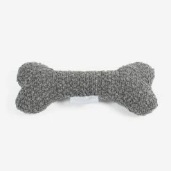 Lords & Labradors Boucle Dog Bone Toy Granite