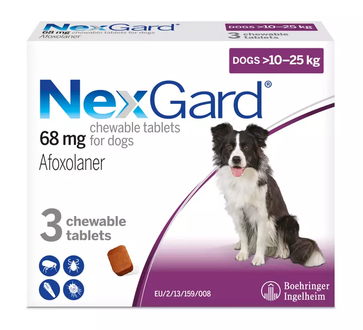 Boehringer Ingelheim NexGard Tablets For Dogs 3 Boehringer Ingelheim NexGard Tablets For Dogs