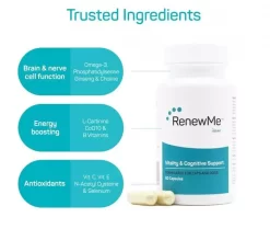 RenewMe™ Vitality & Cognitive Support Capsules For Cats & Dogs -Dog Supply Shop renewme vitality cognitive support capsules for cats dogs jtak.jpg