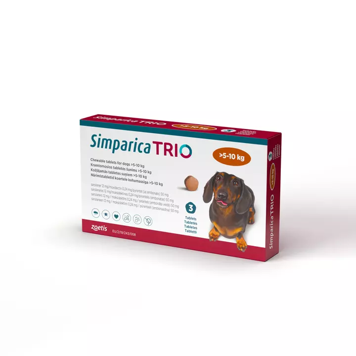 ZOETIS Simparica Trio Chewable Tablets For Dogs 6 ZOETIS Simparica Trio Chewable Tablets For Dogs - Image 4