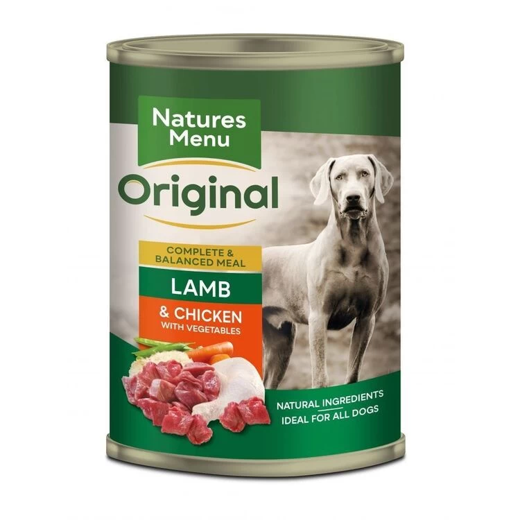 Natures Menu Lamb & Chicken Wet Adult Dog Food Can 3 Natures Menu Lamb & Chicken Wet Adult Dog Food Can